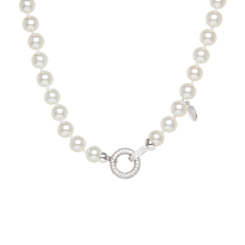 Girocollo di perle con anello prezioso Pearl