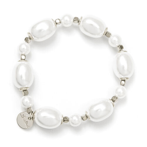 Bracciale elastico di perle Afrodite