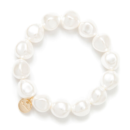 Bracciale elastico di perle a goccia Afrodite